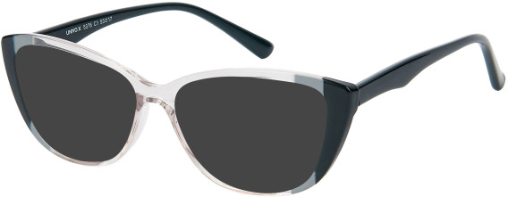 SFE-12029 sunglasses in Clear/Black