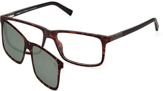 Timberland TB1765-57 glasses in Dark Havana/Green