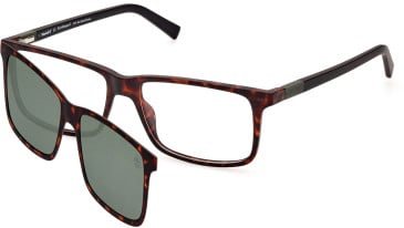 Timberland TB1765-57 glasses in Dark Havana/Green
