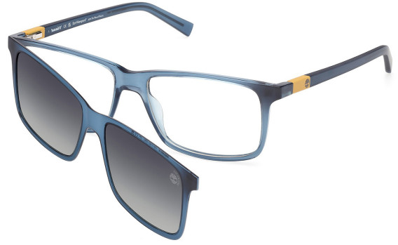 Timberland TB1765-54 glasses in Shiny Blue/Grey