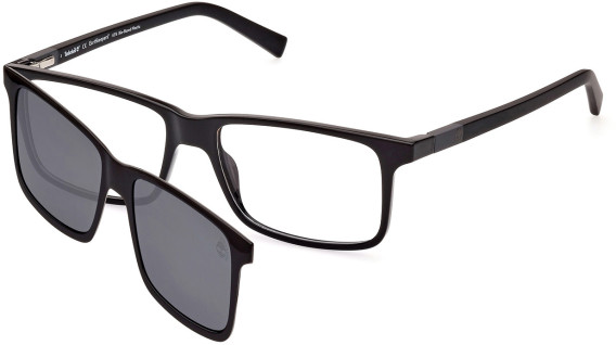 Timberland TB1765-54 glasses in Shiny Black/Grey