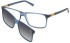 Timberland TB1765-54 glasses in Shiny Blue/Grey