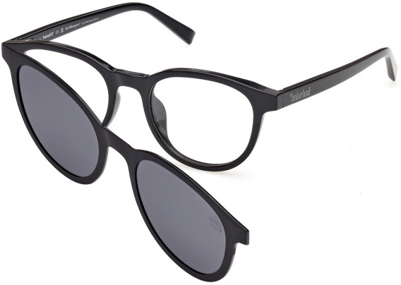 Timberland TB50100-H glasses in Shiny Black/Grey