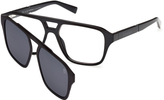 Timberland TB50085 glasses in Shiny Black/Grey