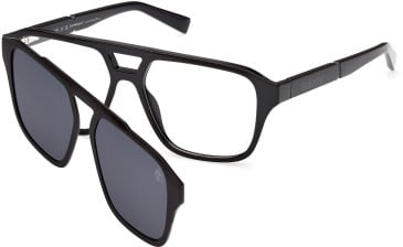Timberland TB50085 glasses in Shiny Black/Grey