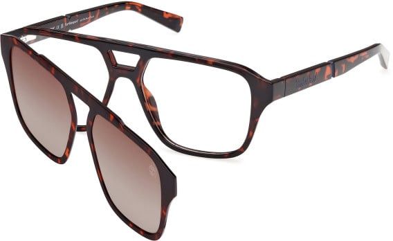 Timberland TB50085 glasses in Dark Havana/Brown