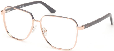 Guess GU50125 glasses in Shiny Rose Gold
