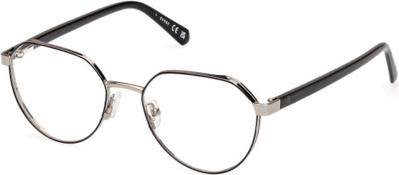 Guess GU50136 glasses in Shiny Black