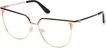 Guess GU50147 glasses in Shiny Rose Gold