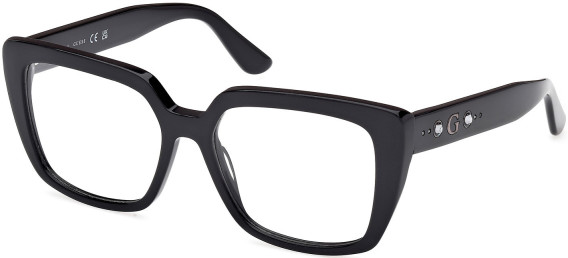 Guess GU50174 glasses in Shiny Black