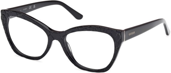 Guess GU50177-54 glasses in Black Pattern