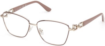Guess GU50179-55 glasses in Matte Beige