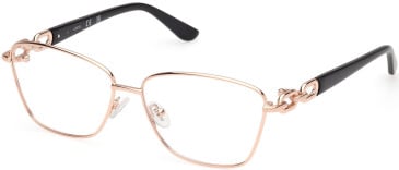 Guess GU50179-57 glasses in Shiny Rose Gold