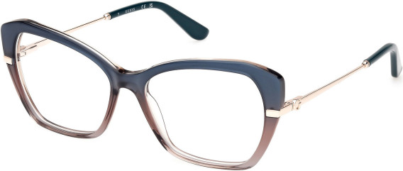 Guess GU50183 glasses in Light Blue/Gradient