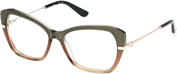 Guess GU50183 glasses in Light Green/Gradient