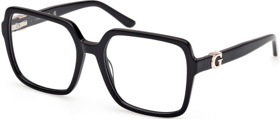 Guess GU50228 glasses in Shiny Black