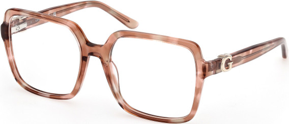 Guess GU50228 glasses in Shiny Beige