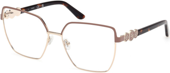 Guess GU50229 glasses in Matte Beige