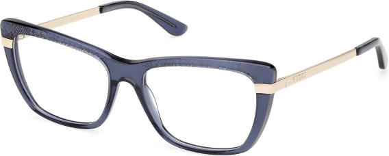 Guess GU50246 glasses in Shiny Blue