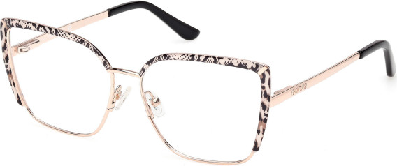 Guess GU50249 glasses in Shiny Rose Gold
