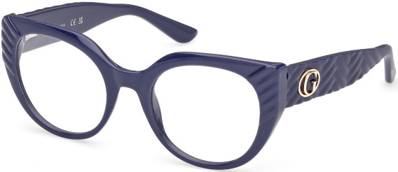 Guess GU50306 glasses in Shiny Blue