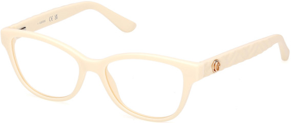 Guess GU50307-53 glasses in Shiny Ivory