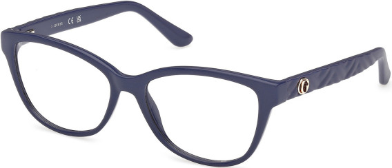 Guess GU50307-55 glasses in Shiny Blue