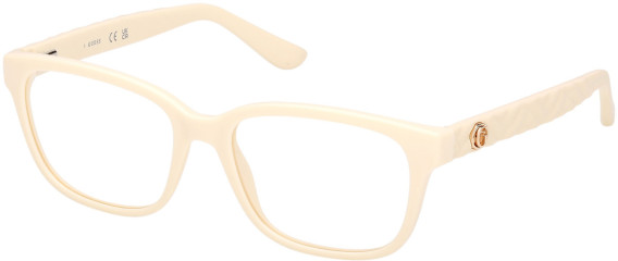Guess GU50308-53 glasses in Shiny Ivory