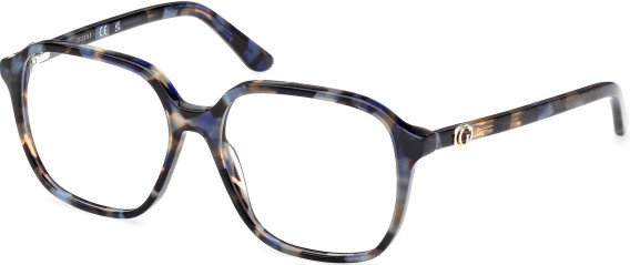 Guess GU50309 glasses in Blue/Havana