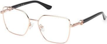 Guess GU50313-53 glasses in Shiny Rose Gold