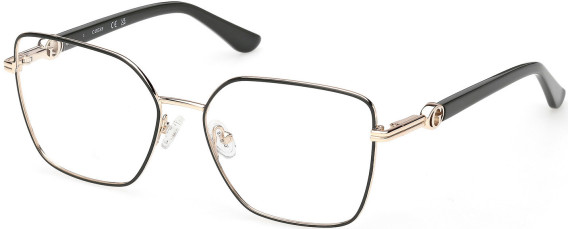 Guess GU50313-53 glasses in Shiny Dark Green