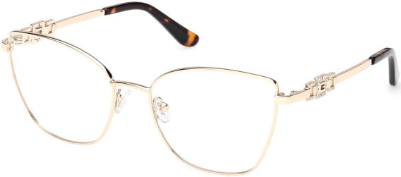 Guess GU50316 glasses in Shiny Deep Gold