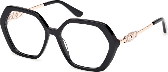 Guess GU50317 glasses in Shiny Black
