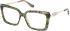Guess GU50318 glasses in Dark Green/Havana