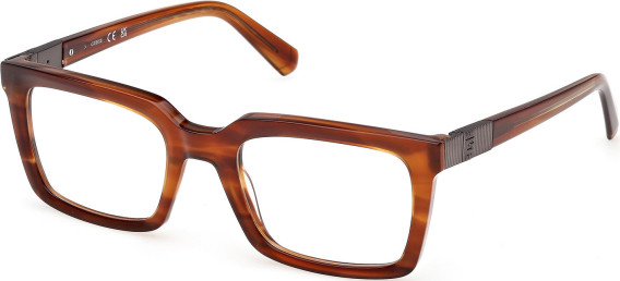 Guess GU50331 glasses in Light Brown/Horn
