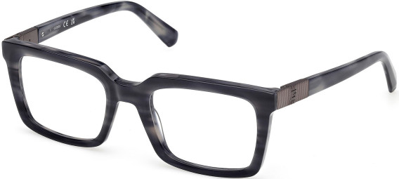 Guess GU50331 glasses in Blue/Horn