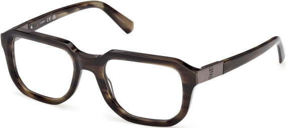 Guess GU50332 glasses in Dark Green/Horn