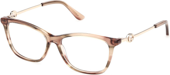Guess GU50349-52 glasses in Yellow/Horn