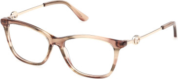 Guess GU50349-52 glasses in Yellow/Horn