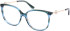 Guess GU50350 glasses in Blue/Horn