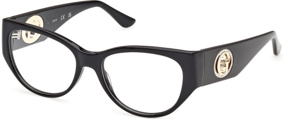 Guess GU50351 glasses in Shiny Black