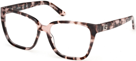 Guess GU50354-55 glasses in Pink/Havana