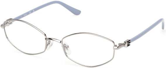 Guess GU50355 glasses in Shiny Gunmetal