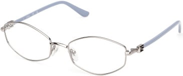 Guess GU50355 glasses in Shiny Gunmetal