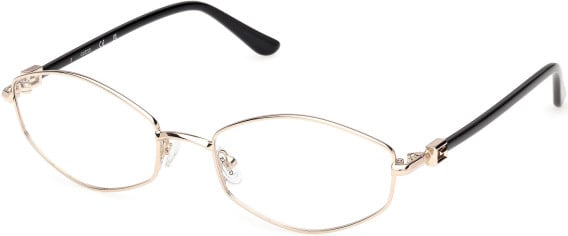 Guess GU50355 glasses in Shiny Deep Gold