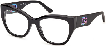 Guess GU50356 glasses in Shiny Black/Black