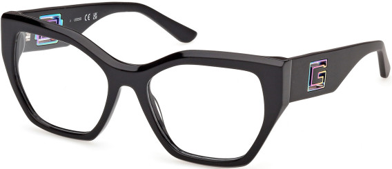 Guess GU50357 glasses in Shiny Black/Black