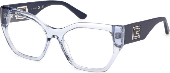 Guess GU50357 glasses in Shiny Blue