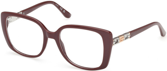 Guess GU50359 glasses in Shiny Bordeaux