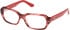Guess GU50380 glasses in Red/Horn